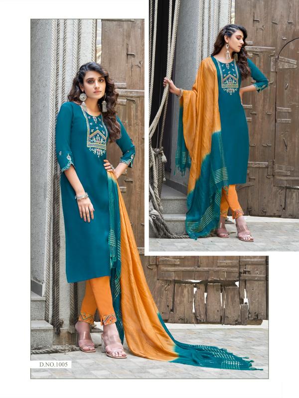 Colourpix Mahi Vol 1 Fancy Viscose Kurti With Bottom Dupatta Collection